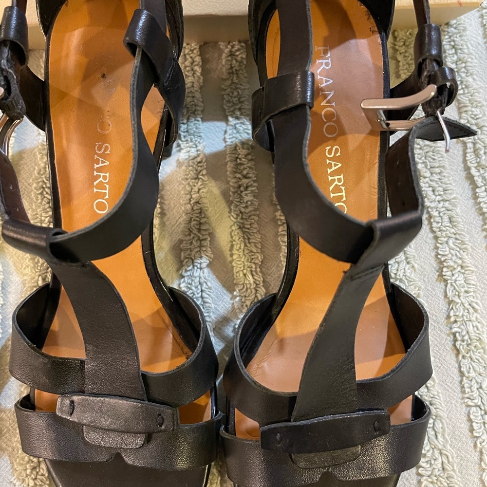 Franco Sarto Black Women's Sandals
